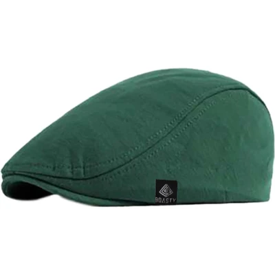 Afbeelding van Flat Caps Donker groen Coppola cap Heren Pet Baret Kleding Cadeau Man One Size Navy kerstcadeau