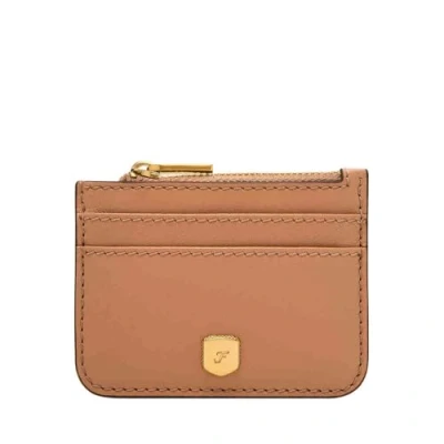 Afbeelding van FOSSIL Kaarthouder Sleutelgeval Lennox Zip Card Case Dust Beige