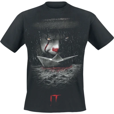 Afbeelding van WB Horror It Storm Drain T Shirt Zwart, XL