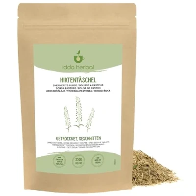 Afbeelding van herderstasje kruid, gesneden, thee zacht gedroogd, 100% puur en natuurlijk voor de bereiding van thee, (250 GR)