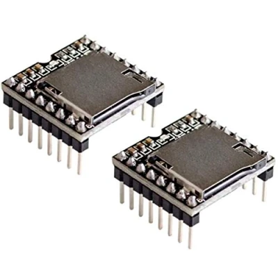 Afbeelding van 2pcs DFPlayer Mini MP3 Player Module Voice TF Card and USB Disk