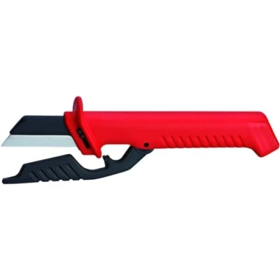 Afbeelding van Knipex Kabelmes met verwisselbare lemmet 190 mm (zelfbedieningskaart/blister) 98 56 SB