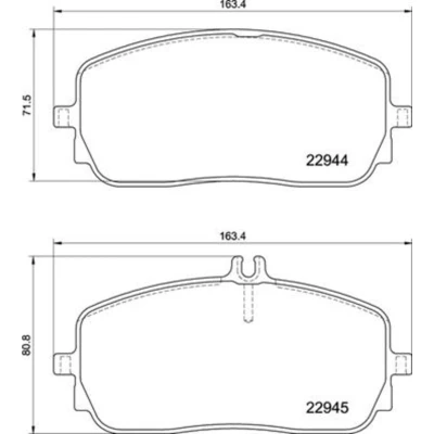 Afbeelding van Brembo Remblokset P 50 152