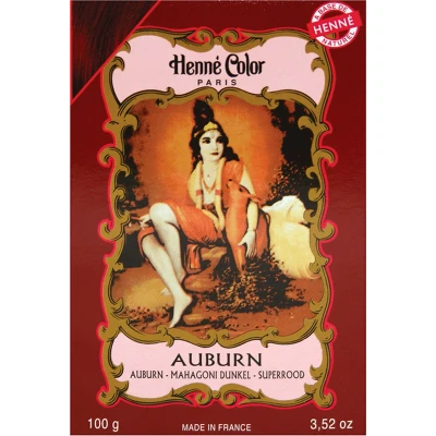 Afbeelding van Henne Color Haarverf Poeder Auburn 100g