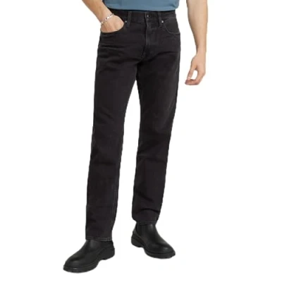Afbeelding van G STAR heren Mosa Straight Jeans Jeans,zwart (Worn in Black Obsidian D23692 b479 g756),26W / 30L