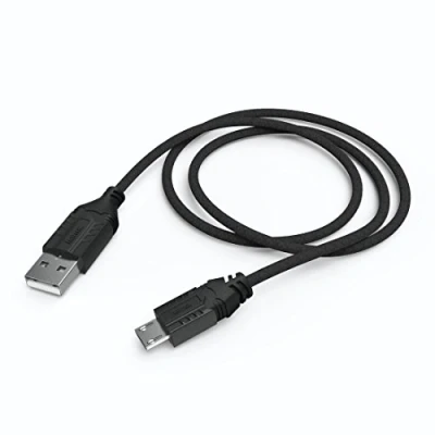 Afbeelding van Hama Oplaadkabel voor Basic Controller (voor PS4, 1,5 m, extra lange kabel, microUSB aansluiting) zwart