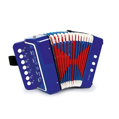 Afbeelding van Small Foot Accordeon Blauw 17 x 9.5 cm