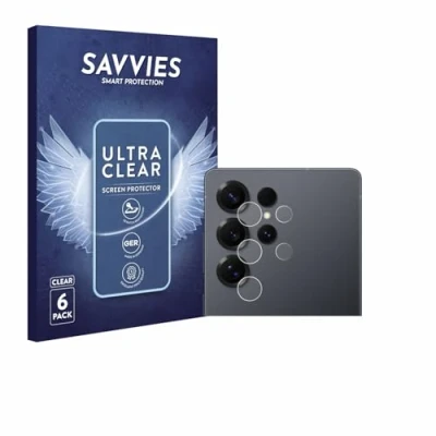 Afbeelding van Savvies Screenprotector voor Samsung Galaxy S25 Ultra (ALLEEN Camera Lens) Folie Beschermfolie transparant (6 Stuks)