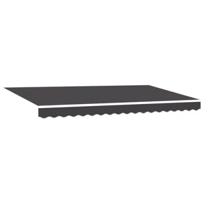 Afbeelding van vidaXL Luifel Vervangende Stof voor 4x2 m Frame Anthraciet