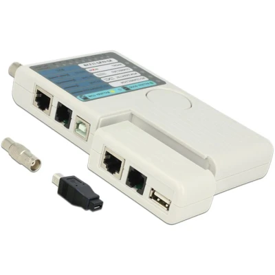 Afbeelding van Kabel tester UTP / FTP STP Coax(BNC) USB RJ45/ RJ11/ RJ12