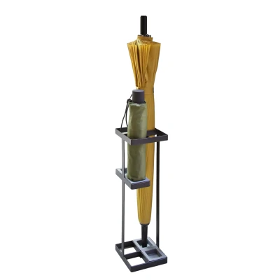 Afbeelding van Yamazaki Paraplubak Tower Vierkant Zwart 11x11x36cm