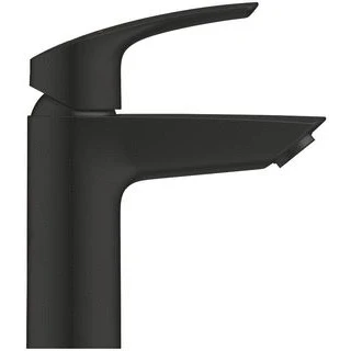 Afbeelding van Grohe Eurosmart wastafelmengkraan S Size gladde body mat zwart