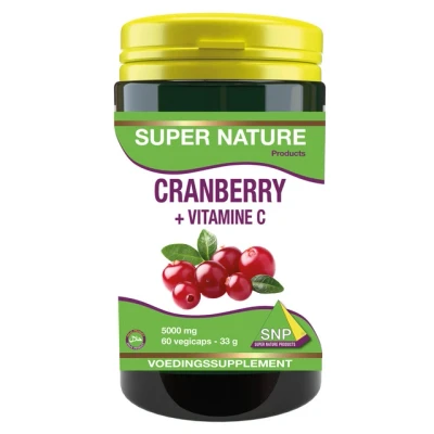 Afbeelding van SNP Cranberry vitamine C 5000 mg 60 capsules