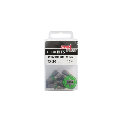 Afbeelding van Dynaplus bevestigingsmaterialen TX 20 25 mm schroefbits