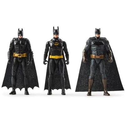 Afbeelding van DC Batman 85th Anniversary 3 actiefiguren van 10 cm Returns, The Dark Knight en vs Superman Limited Edition