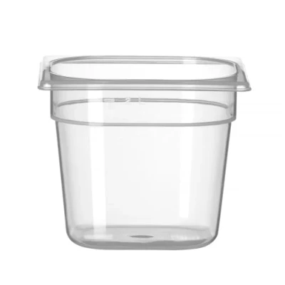 Afbeelding van HENDI Gastronorm Bak 1/6 PP Transparant 2.4 L 176x162x(H)150 mm