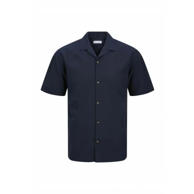 Afbeelding van Jack &amp; Jones Summer Resort Overhemd, Heren, Maat: XS, Navy blazer