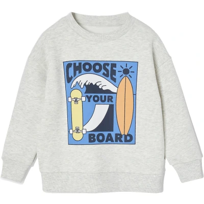 Afbeelding van Vertbaudet Jongenssweater met grote skateprint