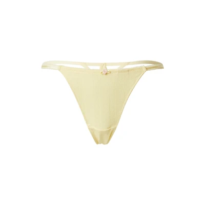 Afbeelding van Hunkemöller String Pointelle Geel XS