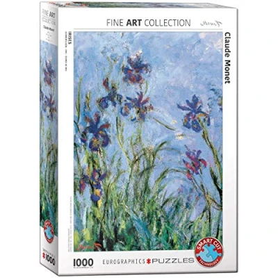 Afbeelding van Eurographics Claude Monet Schwertlilien Puzzel multicoloured voor kinderen, Maat: One Size, Multi coloured
