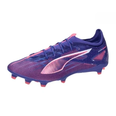Afbeelding van Puma Ultra 5 PRO Voetbalschoenen met kunststof noppen, Heren, Maat: 47, Lapis lazuli/white/sunset glow Textiel/ synthetisch