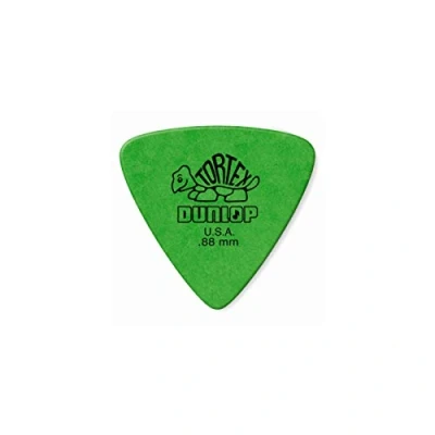 Afbeelding van Tortex Triangle plektrums 0,88 6er Set, groen