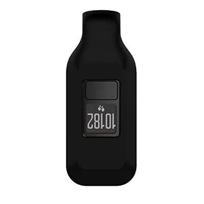 Afbeelding van NEO+ Vervangende zachte siliconen cliphouder hoesje met metalen clip voor Garmin Vivofit 3 / JR ALLEEN (ZWART)