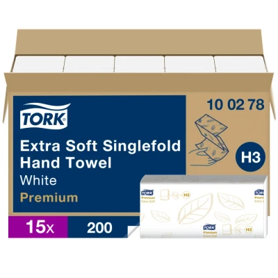 Afbeelding van Tork 100278 Extra Zachte ZZ vouw Handdoek Premium H3