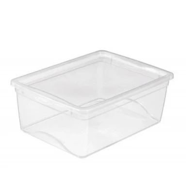 Afbeelding van SUNWARE Omega Clearbox met deksel 11 liter 38,5 x 27 14,5cm transparant