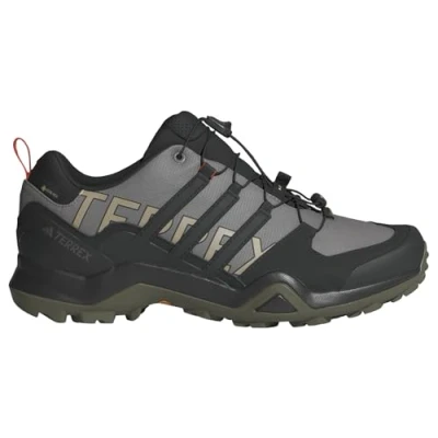 Afbeelding van adidas Terrex Swift R2 Gore tex wandelschoenen voor heren, niet voetbal laag, Ch Solid Grey Core Zwart Olijf Strata, 39 1/3 EU