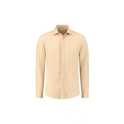 Afbeelding van Shiwi Lucas Overhemd, Heren, Maat: Large, Warm sand beige