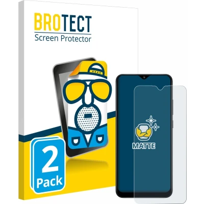 Afbeelding van BROTECT Screenprotector voor Samsung Galaxy A02s Folie Beschermfolie matte (2 Stuks)