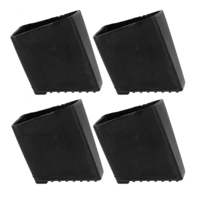 Afbeelding van Zwenjuan laddervoeten, 4 stuks rubberen voetjes voor ladders, ladderschoenen, beschermkappen antislip laddervoetafdekking laddervoeten