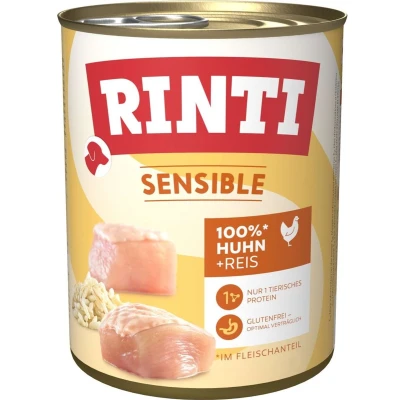 Afbeelding van 6x800g Rinti Sensible Kip &amp; Rijst