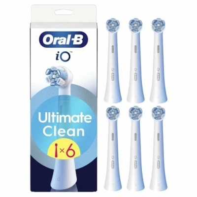 Afbeelding van 6x Oral B Opzetborstels iO Ultimate Clean Wit 6 stuks
