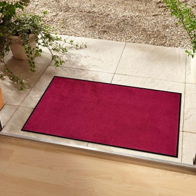 Afbeelding van Effen Deurmat Plain Wasbaar 30C Rood 90x150 Cm