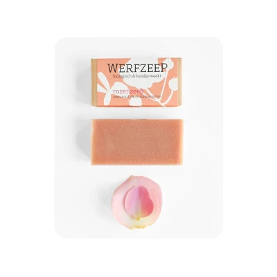 Afbeelding van Werfzeep Rozenzeep 100 gr