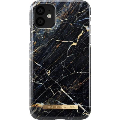 Afbeelding van Apple iPhone 11 Hoesje Kunststof iDeal of Sweden Hardcase/Backcover Port Laurent Marble Telefoonhoesje
