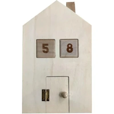 Afbeelding van Adventskalender huis + kubussen