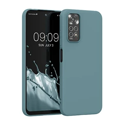 Afbeelding van kwmobile telefoonhoesje geschikt voor Xiaomi Redmi Note 11 / 11S Hoesje smartphone Back cover in Arctische nacht