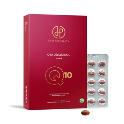 Afbeelding van Perfect Health Q10 Capsules Ubiquinol Co Enzym Hoge Dosering 90 Stuks Vegan