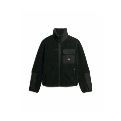 Afbeelding van Superdry Vrouwen Oversized Hybride Expedition jas met Borgvoering Zwart Grootte: XL