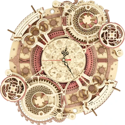 Afbeelding van Robotime Rokr Zodiac Wall Clock LC601