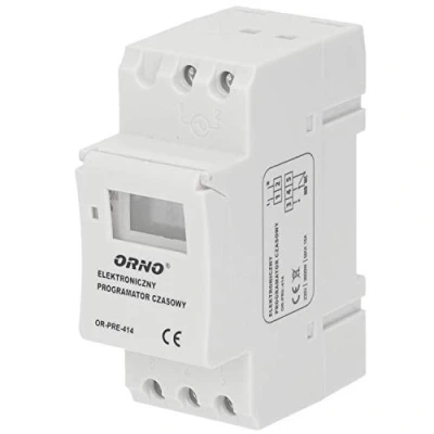 Afbeelding van DIN rail module met programmeur en lcd display Orno