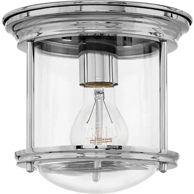 Afbeelding van Hinkley LED Plafond Badkamerlamp Hadrian 1X E27 Max 60W IP44 Dimbaar Chrome
