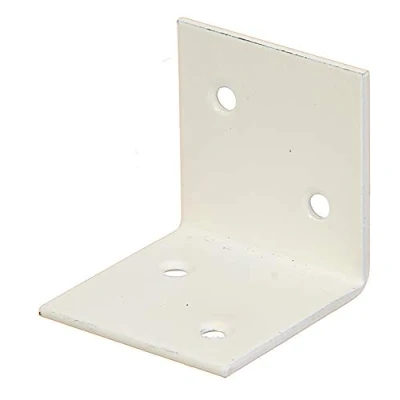 Afbeelding van Alberts Versterkingshoek Gelijkbenig Zinkfosfaat Kunststof Wit Coating 40x40x40mm