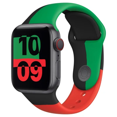 Afbeelding van Apple Watch Strap 41mm Black Unity Sport Band S/M (130 180mm)