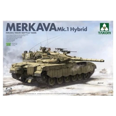 Afbeelding van 1:35 Takom 2079 Merkava Mk.1 Hybrid Tank Plastic Modelbouwpakket