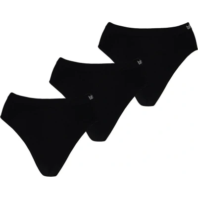 Afbeelding van Apollo slip met bamboe (set van 3) zwart