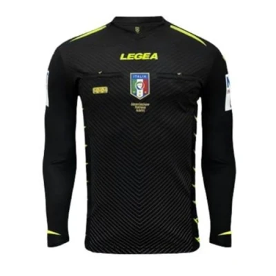 Afbeelding van LEGEA, AIA SCHEIDSRECHTERSHIRT ML 20 21, ZWART, XL, Unisex